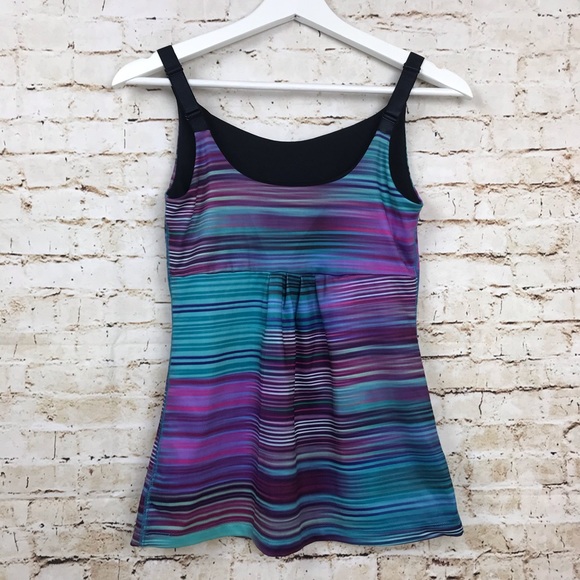 Champion Workout Tank Top Illusion Pattern Small - Picture 3 of 5